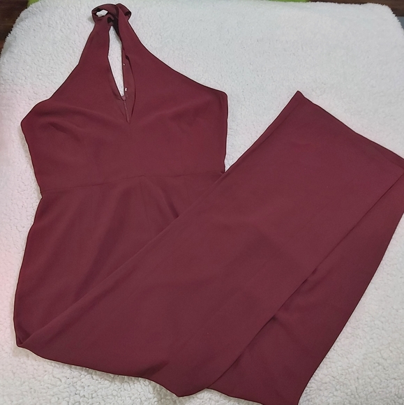 Gorgeous maroon jumpsuit - Picture 1 of 5
